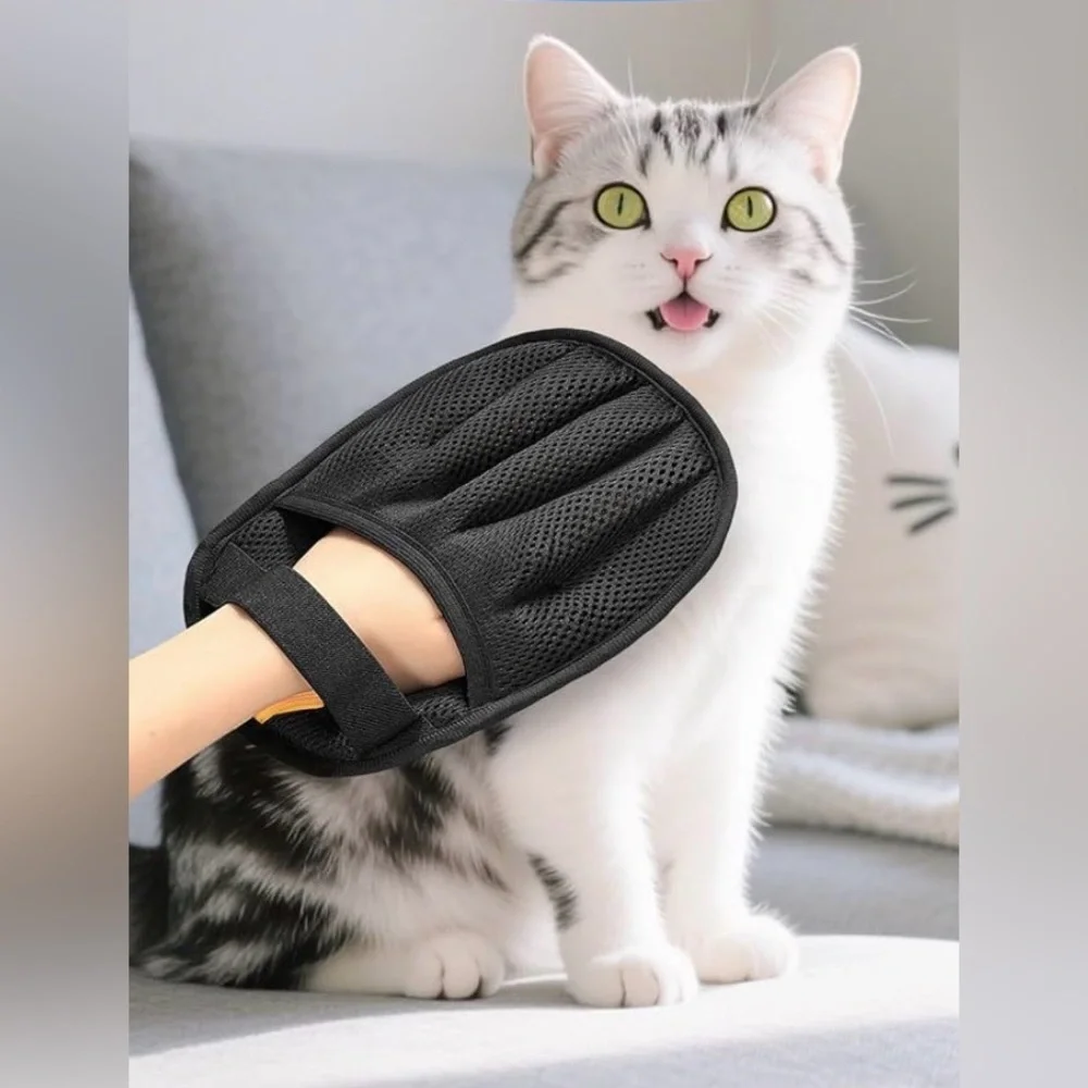 Pet Hair Remover Gloves for Cats & Dogs Efficient Grooming Gloves Brush Reusable